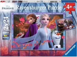 Puzzle 2x24 pièces La Reine des Neiges 2