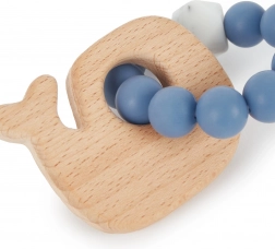 Anneau de dentition en silicone avec baleine en bois Bieco