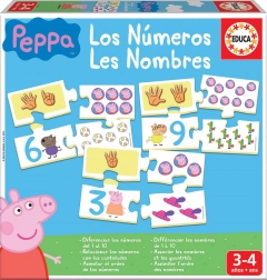 Puzzle EDUCA Peppa Pig : apprendre à compter pour les enfants