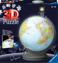 Ravensburger 3D globe lumineux puzzle 540 pièces