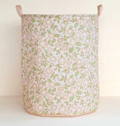 A Little Lovely Company panier de rangement fleurs rose