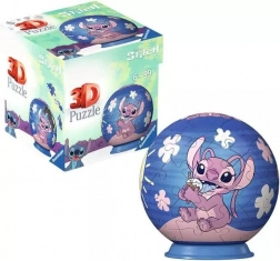 Puzzleball 3D DISNEY Stitch & Angel 54 pièces de Ravensburger