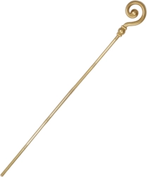 Canne de Saint-Nicolas dorée