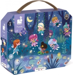 Puzzle en valisette Fées de la nuit 36 pièces