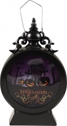 Lampe LED ronde d’Halloween avec lumière