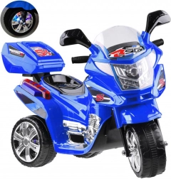Moto électrique pour enfants avec lumières LED – Bleu