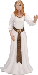 Mojo princesse en robe blanche