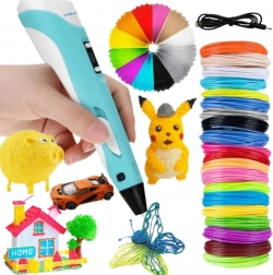 Woopie stylo 3D pour enfants avec écran LED – kit créatif