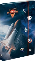 Boîte pour cahiers A4 à motif spatial