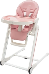Chaise haute pour enfants New Baby Muka rose poudré