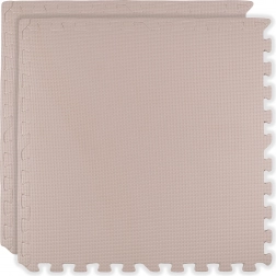 Tapis en mousse HUMBI 120 × 60 cm – grands puzzles en mousse imperméables, sûrs, 2 pcs, rose clair