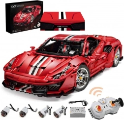 Kit de construction CaDA Master RC voiture de sport Italian Super Car 1:8, 3187 pièces