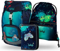 Ensemble scolaire BAAGL Airy Chill : sac à dos, trousse, sac