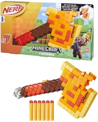 Blaster en mousse Nerf Minecraft Firebrand en forme de hache