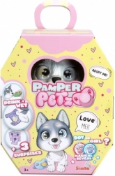 figurine Pamper Petz Husky – chiot interactif qui boit et fait pipi