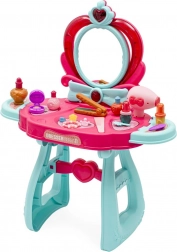 Coiffeuse pour enfants avec miroir et baguette magique