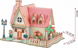 Puzzle 3D en bois Domaine des Tournesols