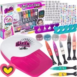 Set de vernis et d’accessoires pour la décoration des ongles pour enfants