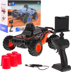 Voiture tout-terrain RC SHINE avec caméra Wi‑Fi pour enfants 6+