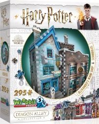 Puzzle 3D WREBBIT HARRY POTTER : Boutique d’Ollivander et Scribbulus – 295 pièces