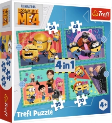 Puzzle 4 en 1 – Minions déjantés
