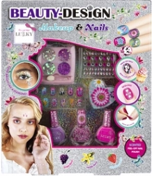 Lukky coffret beauty design maquillage et ongles pour enfants
