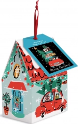 Galison Puzzle voiture de Noël 130 pièces