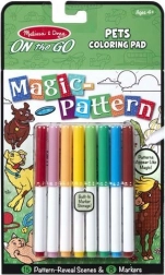 Livre de coloriage magique animaux domestiques Melissa & Doug