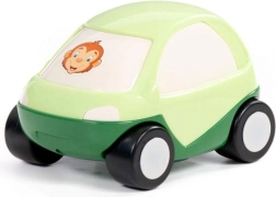 Petite voiture safari verte Happy avec singe