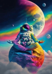 Art Puzzle - Sérénité cosmique, 1000 pièces