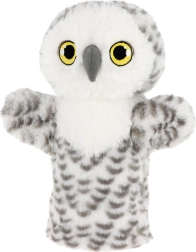 Keel Toys SE3077-7 Keeleco Chouette - marionnette à main éco en peluche 27 cm