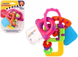 Hochet et anneau de dentition clés pour bébés 3m+