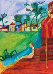 Puzzle Daily Life : Au bord de la rivière 1000 pièces