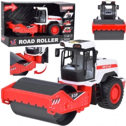 Grand rouleau compresseur routier motorisé avec effets