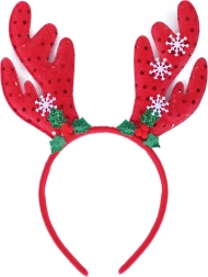 Serre-tête de Noël bois de renne pour enfants