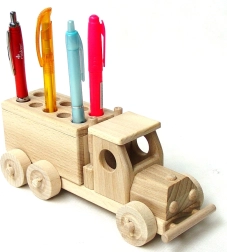 Ceeda Cavity porte-crayons en bois – camion-benne