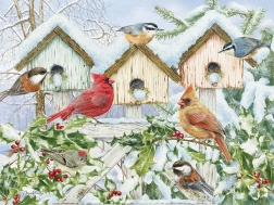 Puzzle COBBLE HILL Chœur d’oiseaux d’hiver XL 275 pièces