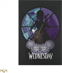 Carnet ligné Wednesday à couverture souple, 128 pages