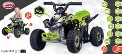 Quad électrique pour enfants 7,4 V, vert