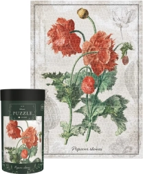 Puzzle Botanic : coquelicot 1000 pièces