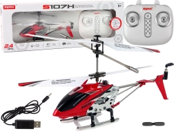 Hélicoptère RC SYMA S107H 2,4 GHz – rouge