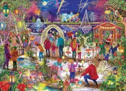 Puzzle édition limitée de Noël Noël magique 1000 pièces GIBSONS