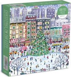 Galison puzzle de Noël Noël en ville 1000 pièces