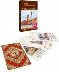Cartes à jouer Aquarelles – Varsovie, 55 cartes