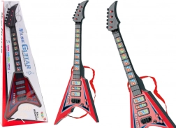 Guitare électrique pour enfants avec effets et mélodies – rouge