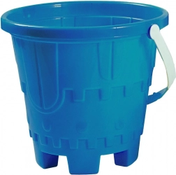 Seau à sable Androni en forme de château bleu