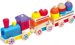 Bino Train en bois coloré MAXI