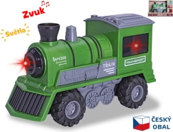 Locomotive verte 22,5 cm à l’échelle 1:16 avec lumières et sons