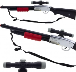 Jouet fusil pour enfants avec lunette et effets sonores