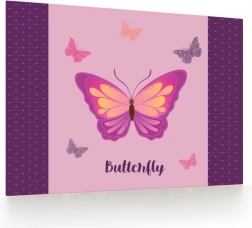 Sous-main de bureau motif papillon 60 × 40 cm